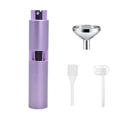 SONGQEE 8ml Travel Perfume Atomiser Refillable, Mini Refillable Perfume Bottle Aftershave Spray Bottle, Upgraded Perfume Atomizer Perfume Pod and