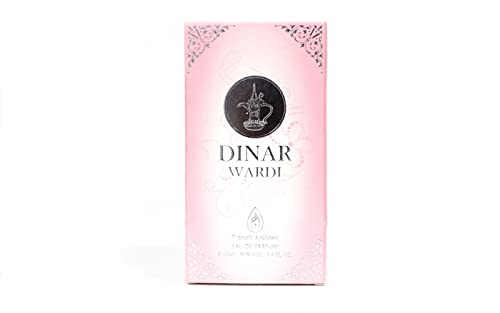 Dinar Wardi - 100ml - Perfume for Women - Vanilla and Jasmine based Scent - Luxury Arabic Perfume - Long Lasting