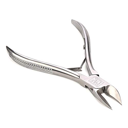 H&S Nail Toenail Clippers for Thick Ingrown Nails Nippers Cuticle Remover Scissors Cutters Heavy Duty Stainless Steel