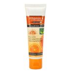 SPF50+++ Vitamin C Sunscreen - Outdoor Refreshing UV Protection Sunscreen Lotion with Abundant Moisturizing Materials for High Temperature Outdoo