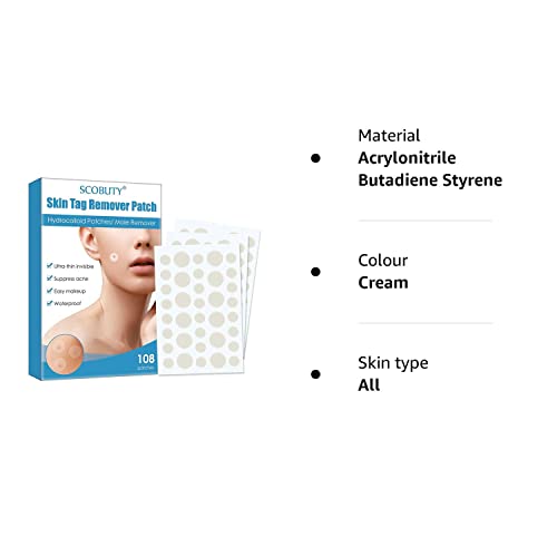 CBROSEY Skin Tag Removal Patches,Mole Remover,Acne Pimple Master Patch