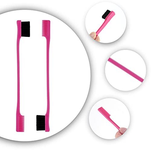 SAVITA 2pcs Elastic Bands for Wigs Edges, Black Elastic Band for Wigs Elastic Band for Lace Wig Elastic Wig Strap Lace Wig Grip Band with 2pcs Wi