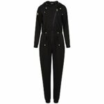 Bronzie Chelsea Black Jumpsuit After Tan Garment for Tan Protection Small/Medium