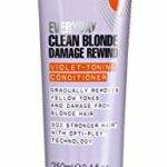 Fudge Professional Everyday Clean Blonde Damage Rewind Conditioner - Daily Purple Toning with Bond Repair, 250ml