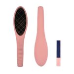 VKK Foot Files with Nail File Set, New Nano Glass Foot Scraper for Feet Hard Skin Callus Remover, Pedicure Sets for Feet (VKK Foot Files Pink)