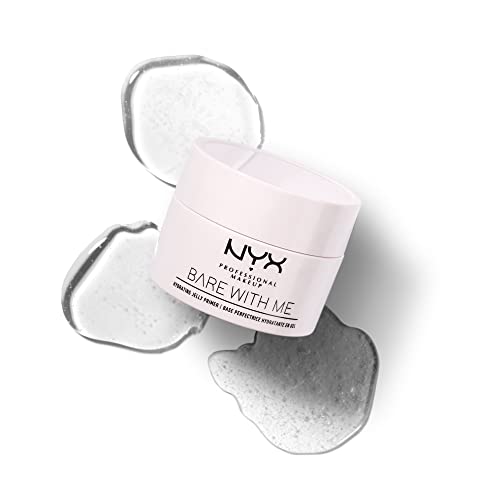 NYX Professional Makeup Bare With Me Hydrating Jelly Primer, Hydrating Aloe and Cucumber Extract, Water-Based Gel Formula, Skincare Inspired
