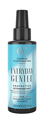 Charles Worthington Everyday Gentle Protective Detangling Mist, Protective Hairspray, Lightweight Hair Mist for Women and Men, Salon Hairspray wi