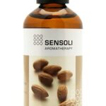 SENSOLI Sweet Almond Oil 100ml - Natural Unscented Moisturising Oil for Hair and Skin Care - in Glass Bottle