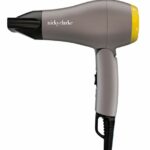 Nicky Clarke 1200W Travel Hair Dryer, Lightweight & Compact, 2 Heat Settings, 1.8m Cable - Grey, NTD101