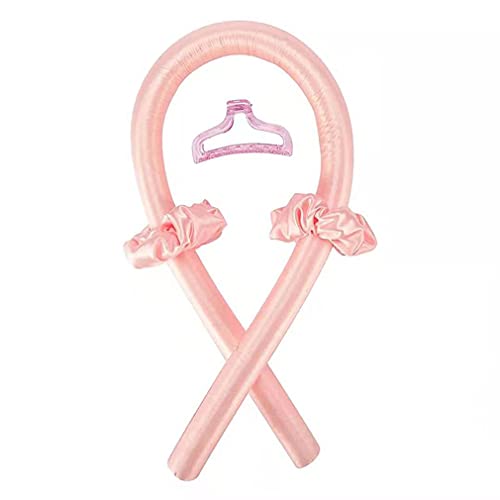 Heatless Curling Hair Rollers,No Heat Rod Headband Set Silk Ribbon with Soft Foam Sleeping Curler Wave Hair Styling Tools for Long Medium Hair,DI