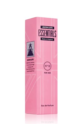MILTON-LLOYD ESSENTIALS No 18 Perfume for Women. 50ml Eau de Parfum. Luxury Fragrance - Ladies Perfume, Long Lasting Womens Perfumes by Milton-Ll