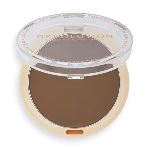 Makeup Revolution, Ultra Cream Bronzer, Blendable Formula, Medium, 6.7g