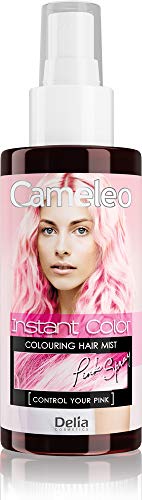 Cameleo - Hair Spray Toner - Silver Mist - For Blonde, Platinum, Grey Hair - Ready To Use, Spray & Go - Semi Permanent - Instant Colouring - 150m
