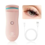 MLEN Diary Heated Eyelash Curler, Electric Eyelash Curler, Stable Temperature No Harm to Lashes' Eyelash Curler 2 Heating Modes Quick Pre-Heat Ey