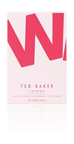 Ted Baker W EDT with Sweet Top Notes of Fig Leaf, Peony and African Violet and Rich and Sophisticated Base Notes of Vanilla and Cedar, Glass Bott