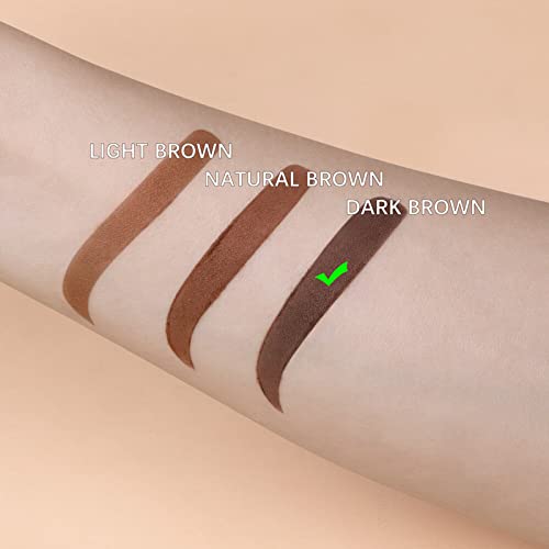 Eyebrow Stencil Kit - Eyebrow Stamp Stencil Kit - Waterproof Brow Stamp Shaping Kit, 3 in 1 Hairline Shadow Powder, Eyebrow Makeup Tools with 10