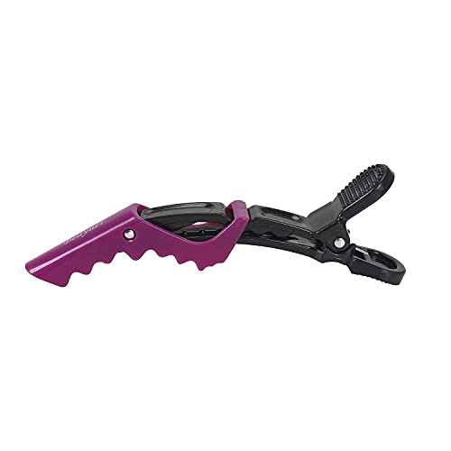 Beayuer Hair Clips 10 Pcs Professional Salon Hair Clip Women Styling Sectioning Clips Durable Plastic Alligator Hairclip with Nonslip Grip and Wi