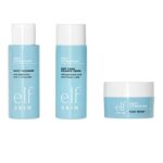 e.l.f. SKIN Holy Hydration! The Essentials Mini Kit, Cleanser, Toner & Moisturiser For Hydrated & Balanced Skin, TSA-friendly Sizes
