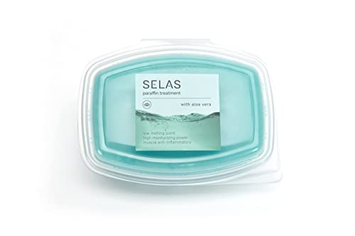 Aloe Vera Paraffin Wax Bath 1.300 ml (980 g) Selas for Aesthetic Treatment of Hands and Feet.