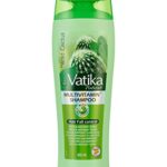 Vatika Naturals Hair Fall Control Shampoo - 400 ml | Enriched with Cactus and Georgia | For Weak & Dull Hair