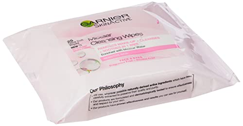 Garnier Micellar Cleansing Wipes Sensitive Skin, 25 Wipes