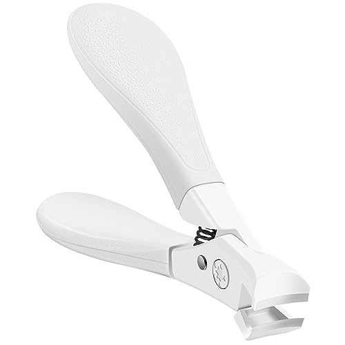 Nail Clippers for Thick Nails Start Makers Toenail Clippers Wide Jaw Nail Cutter Heavy Duty Nail Clipper Sharp Curved Toe Nail Clippers for Men a