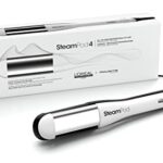 L'Oréal Professionnel Steam Hair Straightener & Styling Tool, For All Hair Types, SteamPod 4, UK Plug