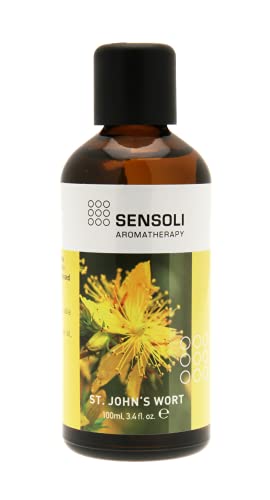 SENSOLI Sweet Almond Oil 100ml - Natural Unscented Moisturising Oil for Hair and Skin Care - in Glass Bottle