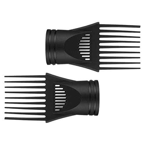 Hair Dryer Diffusers Wind Blow Cover Comb Attachment Nozzle Professional Blow Dryer Mouth for Hair Styling (2Pcs)