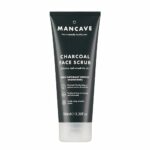 ManCave Charcoal Face Scrub 100ml for Men, Exfoliate & Smooth Skin, Dermatlogically Tested, Natural Formulation, Vegan Friendly and Cruelty Free,