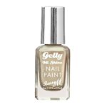 Barry M Gelly Hi Shine Nail Paint, Shade Dandelion | Metallic Golden Nail Polish