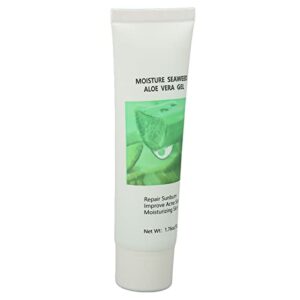 50g Seaweed Gel Aloe Vera, Acne Replenishing Hydrating After Sun Repair Sunburn Face Cream, Moisturizing Seaweed Aloe Vera Gel Soothing Skin Afte