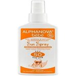 Alphanova Bebe, Sunscreen Spray with SPF 50 for Babies Face and Body