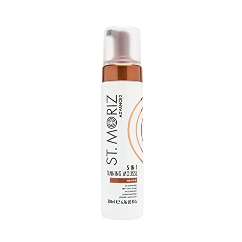 St. Moriz Advanced Pro Formula 5-in-1 Self Tanning Mousse, 200ml, Dark