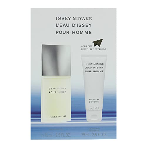 Issey Miyake L'eau D'issey Pour Homme Eau De Toilette 2 Piece Gift Set: Eau De Toilette 75ml - Shower Gel 75ml