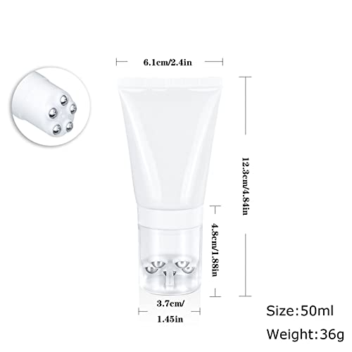 Sunscreen Roller Applicator,Sunscreen Applicator for Kids,Refillable Roll on Sunscreen Applicator for Adults Families Travel Size Holds 50ml for