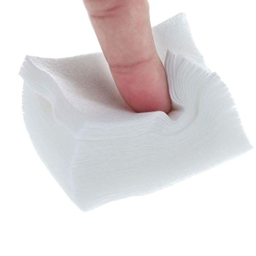Harlington Group Lint Free Wipes Pack of 800 Nail Polish Remover Manicure Pedicure Prep Clean Acrylic Nail Art Salon Gel Tips Super Absorbent Nai