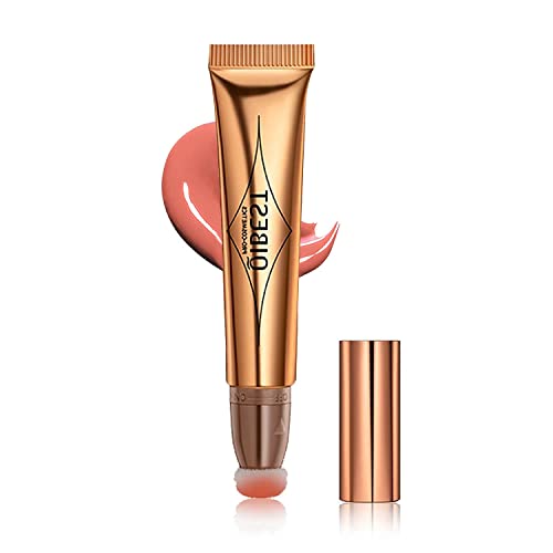 Go Ho Liquid Contour Wand,Liquid Bronzer Stick,Cream Face Concealer Contouring with Cushion Applicator,Easy to Blend & Long Lasting & Smooth Natu