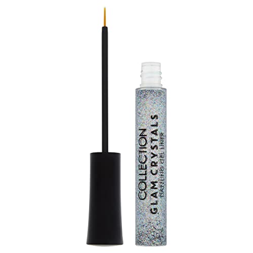 Collection Cosmetics Glam Crystals, Highly Pigmented Gel Crystal Eyeliner, 6ml, Hustle