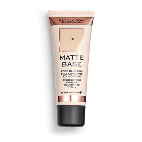 Makeup Revolution, Matte Base, Foundation, F2, 28ml