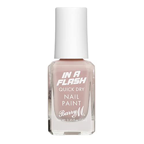 Barry M In a Flash Quick Dry Nail Paint, Shade Pink Pace, Quick Dry Nail Polish
