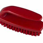 Hillbrush Professional Grippy Nail Brush 102mm (Red)