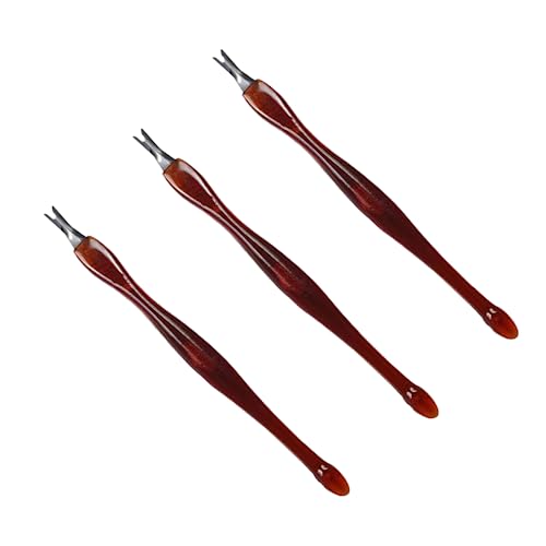Lmyzcbzl Cuticle Trimmer, 3 Pcs Cuticle Remover, Cuticle Pusher, Nail Cuticle Remover, Nail Art Tools, Nail Cleaner Tool