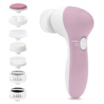 Facial Cleansing Brush Face Scrubber: CLSEVXY Electric Face Spin Cleanser Brushes with 7 Brush Heads for Deep Cleansing, Gentle Exfoliating, Remo