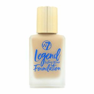 W7 Legend Foundation - Creamy Liquid Foundation for Poreless, Semi-Matte Medium Coverage - 28ml (Sand Beige)
