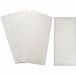 180 Pieces Hair Extension Tape Tabs Double Sided Extension Tapes for , 4 x 0.8 cm (White)