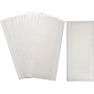 180 Pieces Hair Extension Tape Tabs Double Sided Extension Tapes for , 4 x 0.8 cm (White)