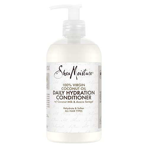 SheaMoisture Daily Hydration 100% Virgin Coconut Oil Hair Conditioner silicone and sulphate free for all hair types 384 ml