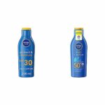 NIVEA SUN Protect & Moisture Sun Lotion SPF 30 (200ml), NIVEA sun cream SPF 30 & SUN Kids Moisturising Sun Lotion SPF50+ (200 ml), Moisturising S