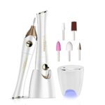 TOUCHBeauty Manicure Pedicure Nail Files Set, Manicure Drill Set, 5 in 1 Portable Nail File Drill System for Salon-Quality Care of Hands and Feet